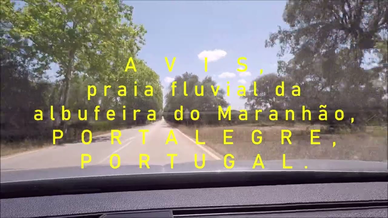 Avis, praia fluvial na albufeira do Maranhão, Portalegre, Portugal, U.E.