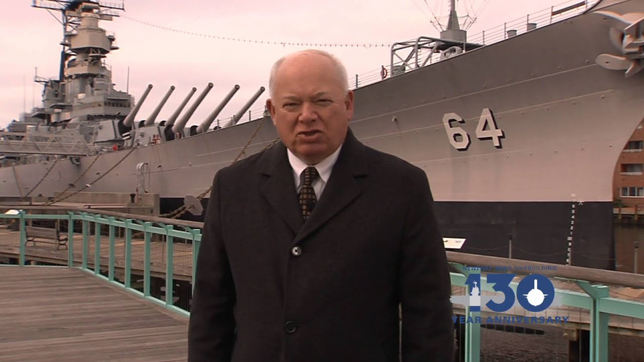 Norfolk Mayor Paul Fraim Congratulates NNS on 130 Years