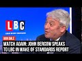 John Bercow speaks to Iain Dale after inquiry brands him a serial bully | LBC