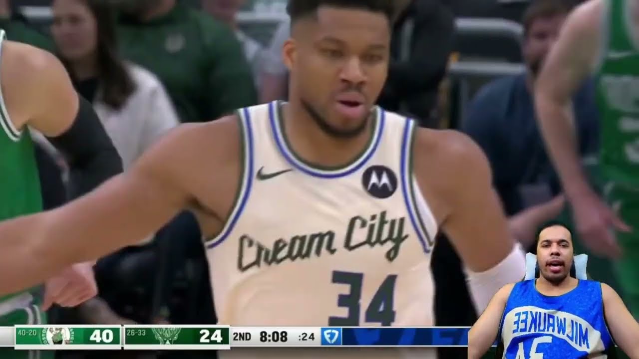 GIANNIS IS BACK!! REACTING TO BUCKS VS CELTICS NBA HIGHLIGHTS!!!