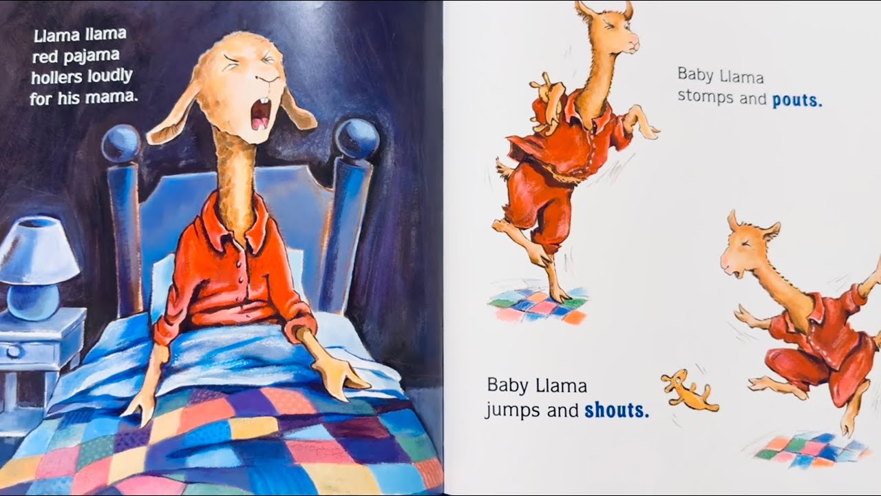 Llama llama red pajama book 