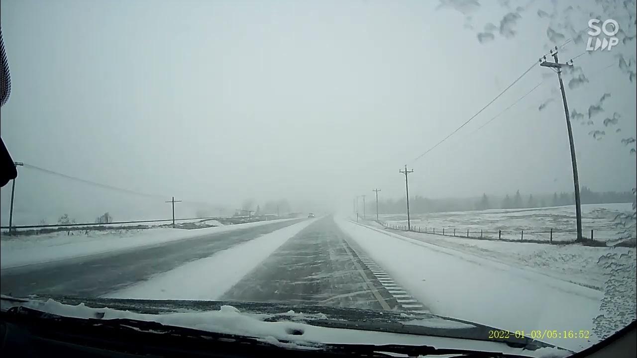 DRIVING IN SNOW WITHOUT WINTER TIRE FIRST SNOW ON OCTOBER YouTube