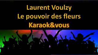 Karaoké Laurent Voulzy - Le pouvoir des fleurs