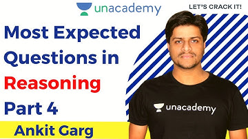 SSC CHSL Most Expected Reasoning Question Series | Part 4 | Unacademy Live - SSC Exams | Ankit Garg