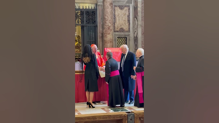 Roma - Il Presidente Donald J. Trump ai funerali di Papa Francesco (26.04.25)
