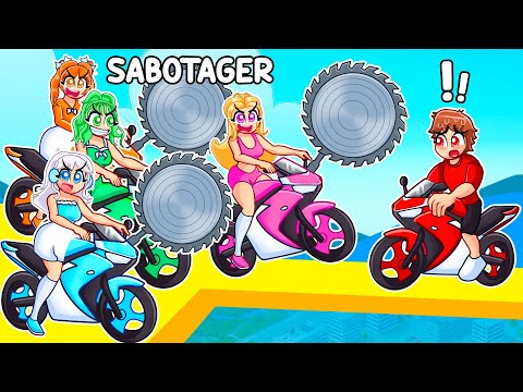 Attempting The MOST DANGEROUS 1v1 RACE With 4 SABOTAGERS...