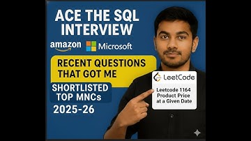 ✅SOLVED Leetcode 1164 SQL Problem  | Product Price at a Given Date #leetcode @DevVijayChauhan