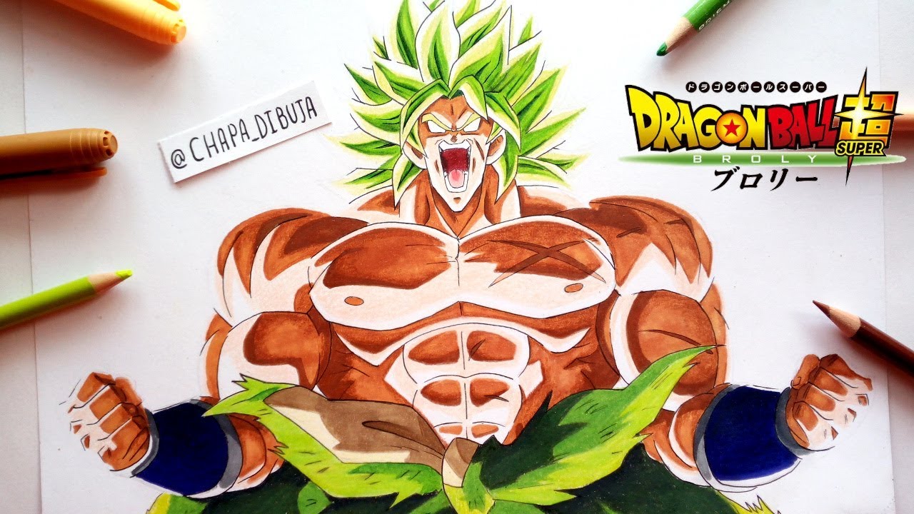 Cómo Dibujar a BROLY Super Saiyan de Dragon Ball Super Broly | Drawing Broly  full power - thptnganamst.edu.vn