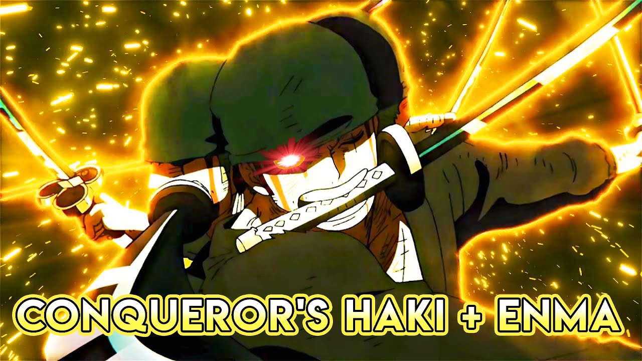 Zoro conquerors haki using enma 