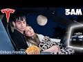 Dobre Brothers | SLEEPING OVERNIGHT IN A TESLA Cybertruck! | Marcus and Michelle