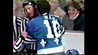 Quebec Nordiques Hockey Fights 1979 1995