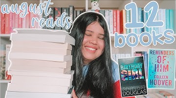 All The Books I Read In August | August Reading Wrap Up 📚💖