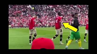 Cristiano Ronaldo Vs Maguire In The Tunnel Cam