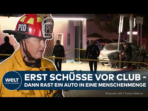 DRAMA IN HOLLYWOOD: Viele Frauen schwerverletzt - Auto rast durch wartende Menschenmenge vor Club