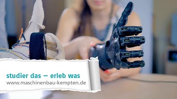 Hochschule Kempten | Maschinenbaustudium #weilichskann #studierdaserlebwas