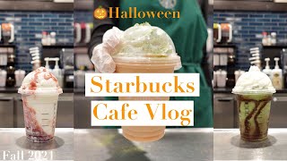 happy halloween (extended vlog) | Target Starbucks | cafe vlog | ASMR