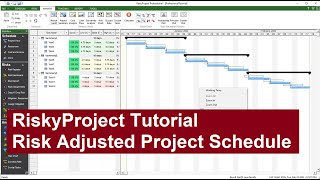 RiskyProject Tutorial: Risk Adjusted Schedule