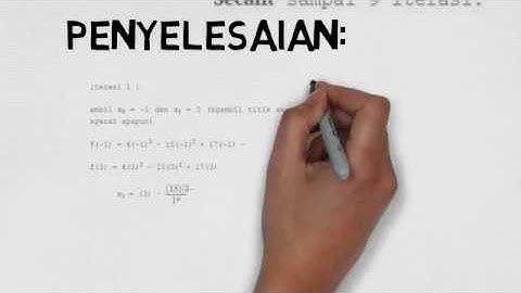 komputasi numerik secant method #a6kn16