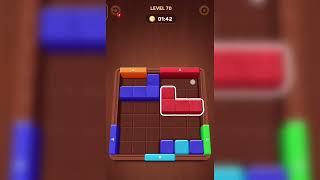 Wood Away Block Jam Level 70 Walkthrough Solution