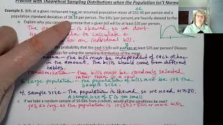 Famous Stat 243 Module 8 Video 5 Practice with Theoretical Sampling Distributions   Mean from a Population Wealth
