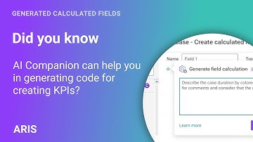 Streamline KPI Creation with ARIS AI Companion
