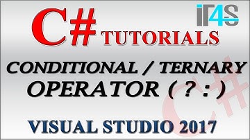 C# Tutorial in Urdu - Conditional or Ternary Operator with examples