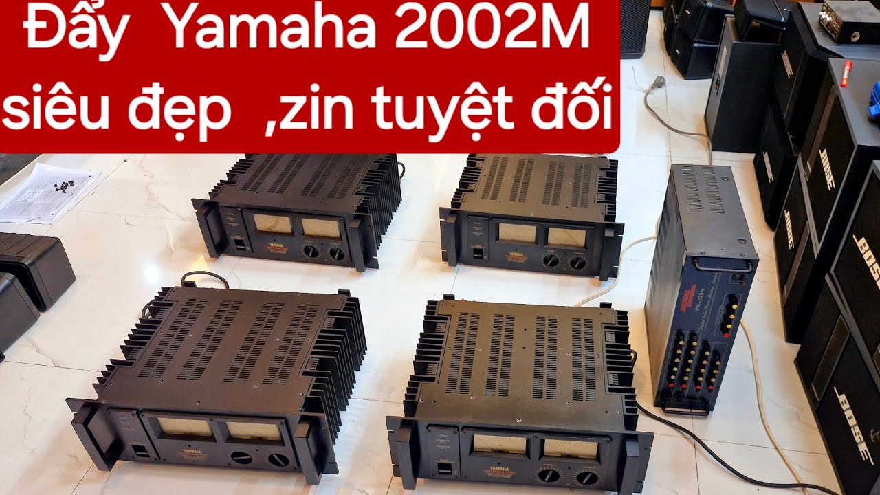 5 Yamaha PC 2002M Super Pusher Good power. BIG, BEAUTIFUL