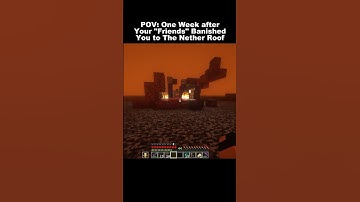 POV: You Escape the Nether after your Banishment #minecraft #camman18minecraft  #shorts