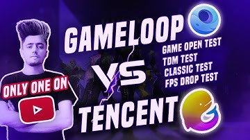 Gameloop Vs Tencent Gaming Buddy | Game Open Test | Tdm Test | Fps Drop Test | Classic Test | #win