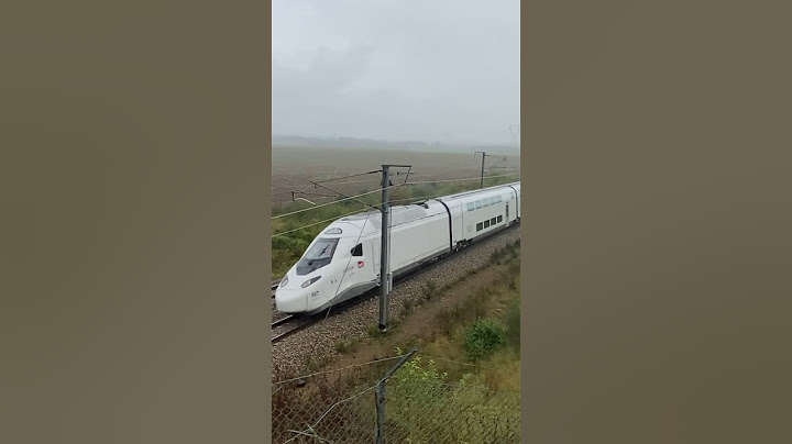 Le TGV M a 300km/h SUR LGV NORD !!!!!!!