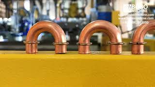 No Scrap Copper U return Tube Chipless Clean Cutting Bending Machine For AC Condenser