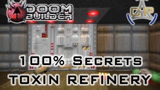 All Secrets TOXIN REFINERY E1M3 Explained Doom tutorial