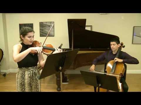 Kodaly Duo for Violin and Cello- Sophia Bernitz and Nicholas Mariscal
