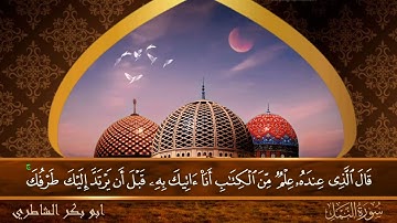 سورة النمل - جودة عالية - القارئ الشيخ  ابو بكر الشاطري