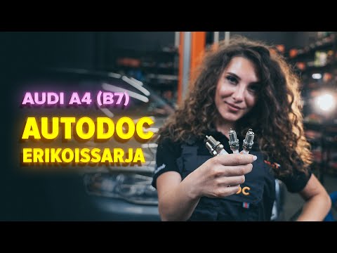 Kuinka vaihtaa sytytystulpat AUDI A4 B7 Sedan -merkkiseen autoon [AUTODOC -OHJEVIDEO]