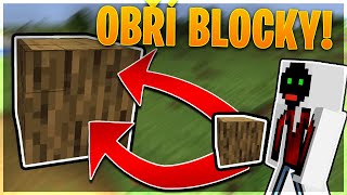 MINECRAFT, ALE BLOCKY JSOU OBŘÍ!!! [MarweX]