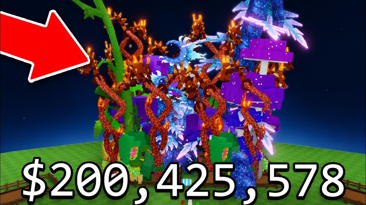 0 To 1 Million With OVERPOWERED GARDEN in Grow a Garden 2.. - YouTube