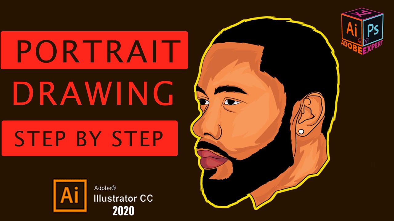 Vector Art | Vector Portrait | Cartoon Yourself - How to draw face ...