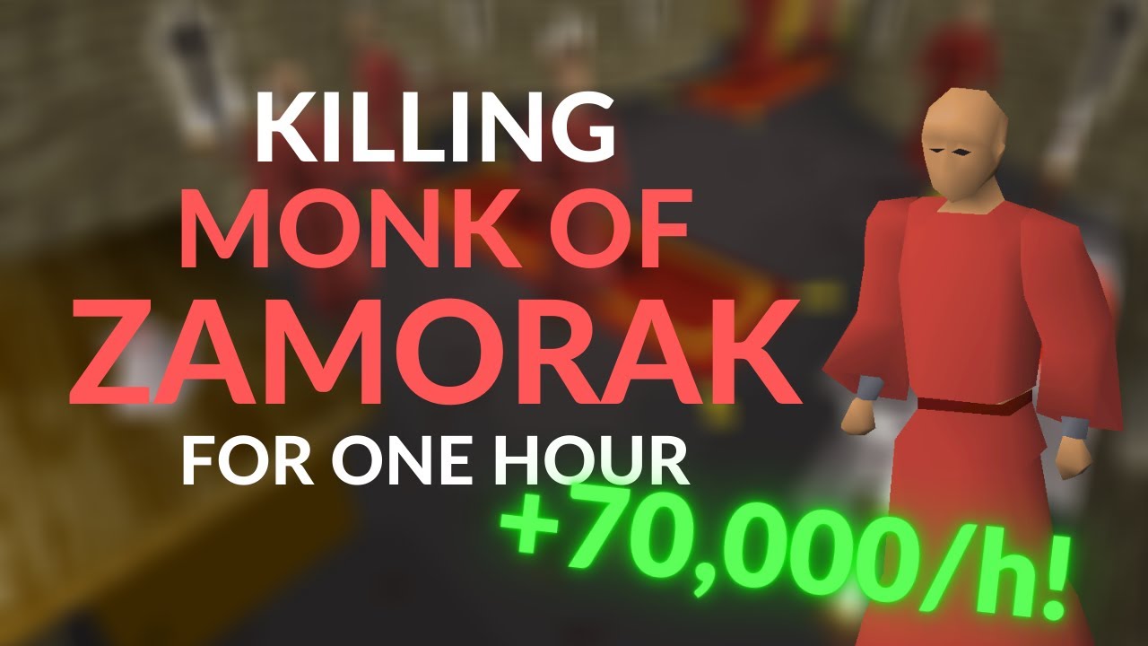[OSRS] KILLING MONK OF ZAMORAK FOR ONE HOUR F2P MONEY