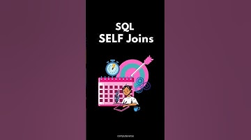 📌 SQL SELF JOIN: Joins a table to itself 🔗