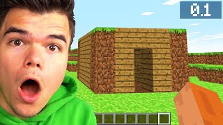 Visiting My MINECRAFT ALPHA HOUSE! (13 Years Ago)