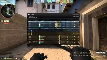 CS:GO - 2:nd one shot deagle in Mirage mid