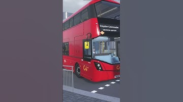 Go Travel Gemini 3 in East Croydon, heading for Croydon Airport, in Croydon Bus Sim Roblox
