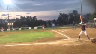 Kid hits homerun