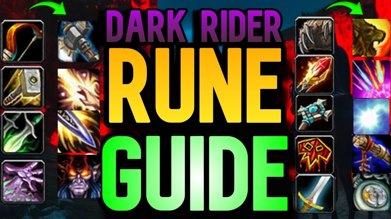 How to get Dark Rider Runes Quick Guide Season of Discovery - YouTube