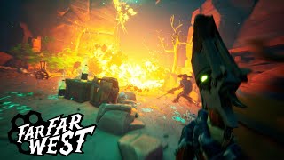 Far Far West - Official Gameplay Trailer | Robot Cowboys Co-Op Shooter screenshot 3