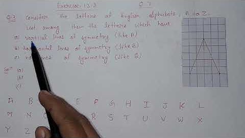 Exercise 13.2, Question number-7, Symmetry Chapter-13 | class-6 Ncert maths | cbse board | AdnanAlig