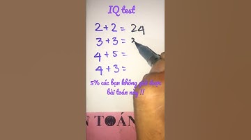 Toán IQ | tìm quy luật cho bài toán logic #shortvideo #toán_học #đại_số #math #algebra #shorts