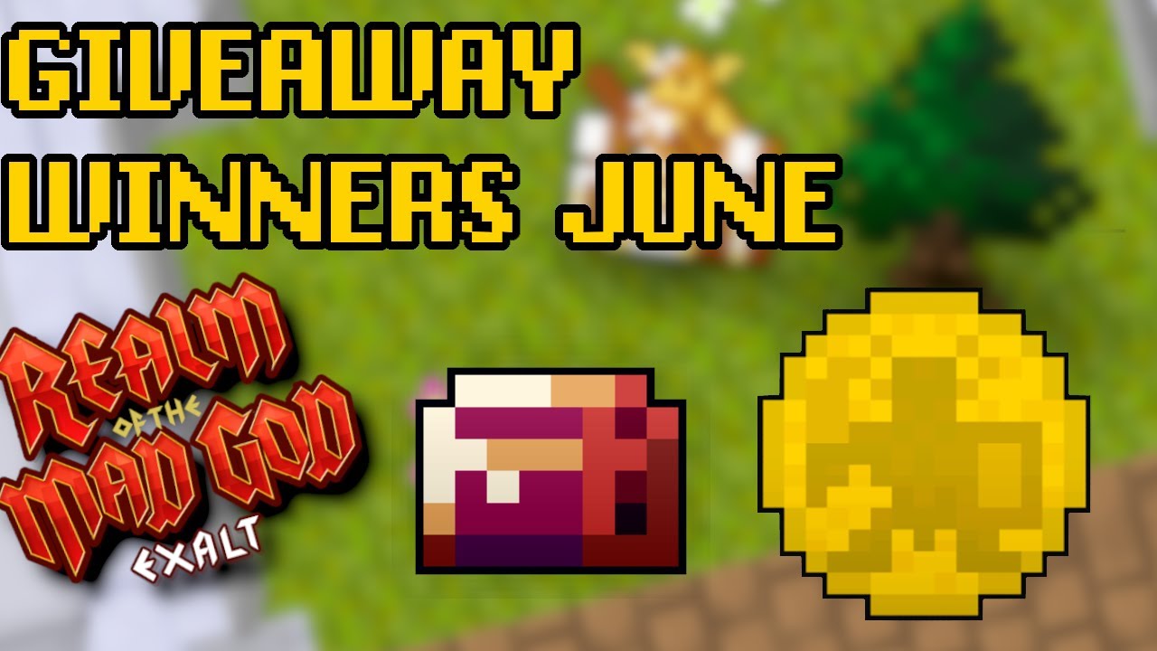 RotMG Giveaway Winners June 2021