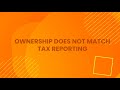 Ownership does not match